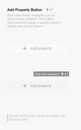 Grida: add a new property on the inspection panel